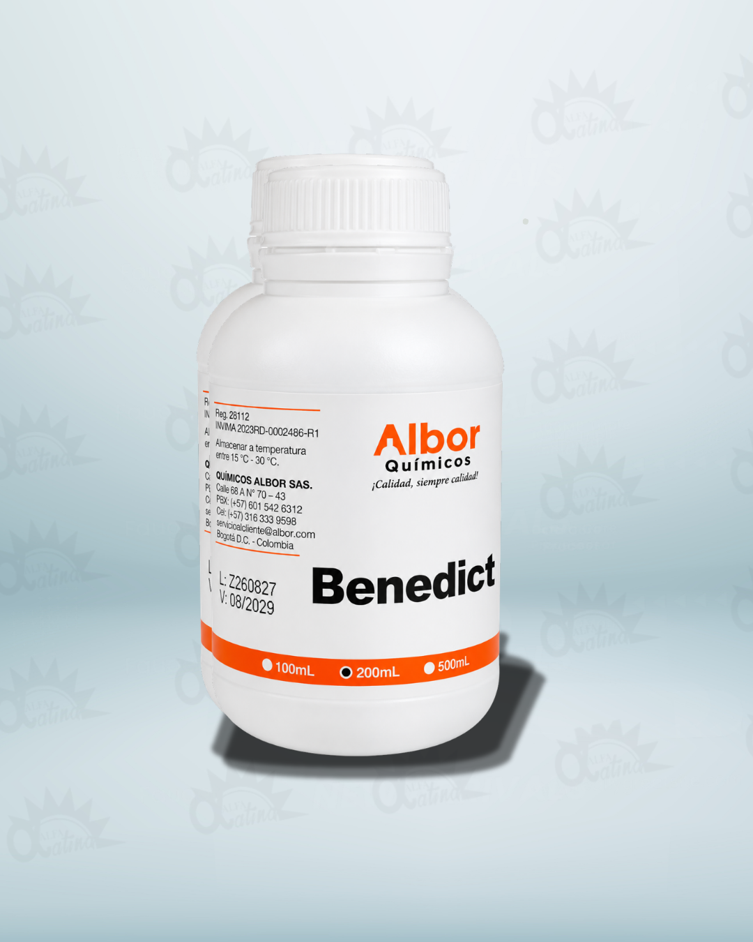 BENEDICT AZUCARES REDUCTORES X 100 ML -
FCO Invima:2023RD-0002486-R1